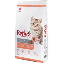 Reflex Kitten Tavuklu Yavru Kedi Maması 15 Kg Süper Premium Karışık Tat İçeren Besleyici Mama