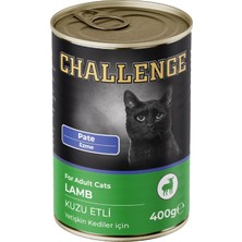 Challenge Pate Kuzu Etli Yetişkin Kedi Konservesi 400GR