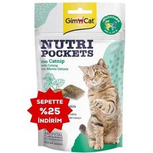 Gimcat Nutripockets Kedi Otlu Ödül Multivitamin 60GR