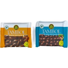 Tambol Bademli Sütlü Çikolata + Fındıklı Sütlü Çikolata