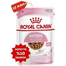 Royal Canin Kitten Gravy Yavru Kedi Konservesi 12X85GR 12LI