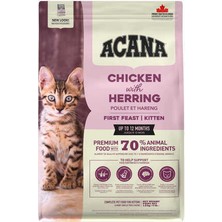Acana First Feast Tavuk ve Balıklı Yavru Kedi Maması 1,8kg