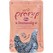 Pramy Sos Içinde Tavuklu Bal Kabaklı ve Havuçlu Yetişkin Kedi Konservesi 70GR