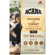 Acana Homestead Harvest Tavuk ve Hindi Etli Yetişkin Kedi Maması 1,8kg