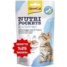 Gimcat Nutripockets Mix Yavru Kedi Ödülü 60 gr