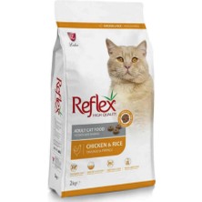 Reflex Tavuklu ve Pirinçli Süper Premium Yetişkin Kedi Maması 2kg Karışık Tat