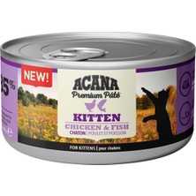 Acana Premium Pate Tavuklu ve Balıklı Yavru Kedi Konservesi 85GR