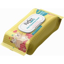 Reflex Care Nergis Kokulu Kedi ve Köpekler Için Temizleme Mendili 50LI