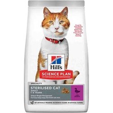 Hills Ördek Etli Kısırlaştırılmış Kedi Maması 10KG
