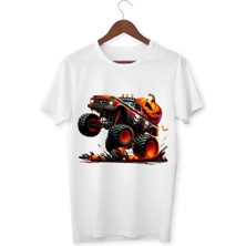 Ofroad Baskılı Tişört Araba Baskılı Tişört Jeep T-Shirt Yetişkin Unisex Tişört