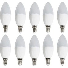 Cata CT-4079 10 Adet Buji Ampul Veya Mum Ampul 15000 Saat Yanma 550LM Yüksek Lümen Parlak Işık