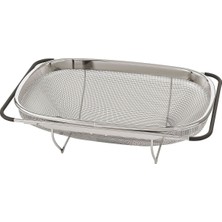 Süzgeç, Paslanmaz Çelik, 34X23 cm