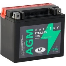 Lp LTX12-BS (YTX12-BS) Agm Akü 12V 10A Cca 180/L:150 /w:87 /H:130