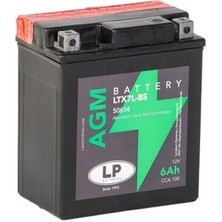 Lp LTX7L-BS (YTX7L-BS) Agm Akü 12V 6A Cca 100/L:113 /w:70 /H:130