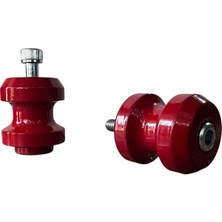 Motosiklet Kaldırma Sehpa Takozu Kırmızı 6 mm