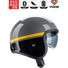 Yohe Retro Motor Kaskı (Ece-22.06)