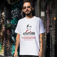 Cumhuriyet Bayramı Tişört 29 Ekim T-Shirt 102. Yıl Unisex Çocuk Yetişkin Beyaz Tişört