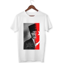29 Ekim Cumhuriyet Bayramı Tişört 29 Ekim T-Shirt 102. Yıl Unisex Çocuk Yetişkin Beyaz Tişört
