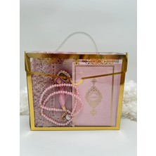 Lena Gift Workshop 5 Parça 12X17 Kuran-I Kerimli Hediyelik Kutulu Gelin Damat Bohça Seti ( Umre Hac Hediyesi )
