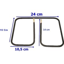 24 x 15 cm Tost Makinesi Rezistansı 900 Watt - 110 V