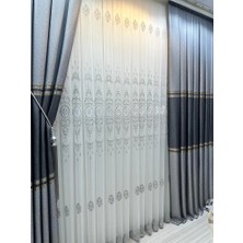 Nivemeshome Antakya 8008 V-6113 1/3 Sık Pileli Tül Perde Apm