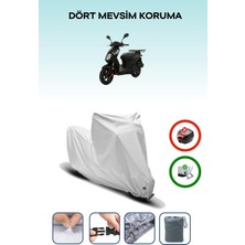 Breen Sym Xpro 125 Için Kilit Uyumlu Motosiklet Branda, Güvenli, Su Geçirmez Dayanıklı Kumaş