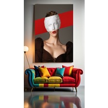 Özkacar Group Modern Sanat Heykel Kadın Ev Duvar Salon Güzellik Salonu Ofis Dükkan Dekarasyon Kanvas Tablo