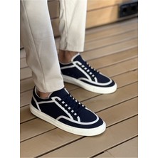 ZR-2505 Casual Keten Günlük Erkek Ayakkabı Lacivert