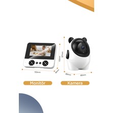 Ensiga 4.3 Inç Bebek Monitörü 2.4ghz Wifi Uzaktan Iki Yönlü Ses Gece Görüş Kablosuz Güvenlik Bebek Izleme