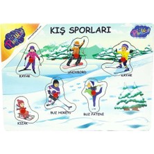 Bfs   Ahşap Tutmalı Sporlar Yapboz
