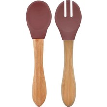 Bfs    Mama Kaşığı ve Çatal Seti Velvet Rose