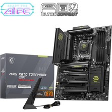 Msı Mag X870 Tomahawk Wıfı Ddr5 8400MT/S 1xhdmı 2xusb4 4xm.2 Atx Am5 (Amd Am5 9000/8000/7000 Serileri Ile Uyumlu)