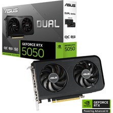 Asus Geforce DUAL-RTX5050-O8G 8gb Gddr6 128BIT 1xhdmı 3xdp Ekran Kartı