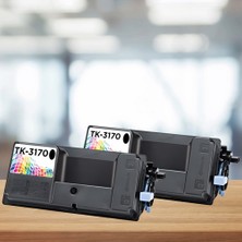 Kyocera TK-3170 Muadil Toner 2'li Avantaj Paket / Ecosys M3860 / P3050 / P3055 / P3060 / P3150 / P3155