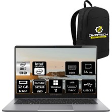 Expertbook P1 Intelcore I7 13620H 32GB 1tb SSD 14"fhd WIN11PRO Dizüstü Bilgisayar & Okatechçanta