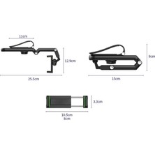 1080° Dönebilen Çok Fonksiyonlu Telefon Tutucu