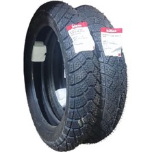 Honda Dio Scooter Için Kışlık Lastik Seti Billas 80/90-14 ve 90/90-14 BL200