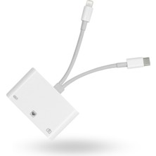 Büro Ev Ofis Cihazları Için Ios-Usbc-Ethernet-Cam Çevirici Adaptör