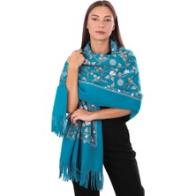 Camgöbeği Nakışlı Kışlık Şal