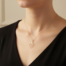 TabiTela 8 ayar altın kolye ucu Uğur Böceği GM9318 0.5 gr