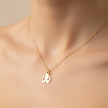 TabiTela 8 ayar altın kolye ucu Uğur Böceği GM9312 1 gr