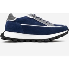 Dericlub Erkek Kalın Taban Bağcıklı Casual Ayakkabı Gerçek Süet Deri Cr 2683 Parlament