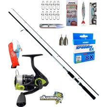 Okuma Fın Chaser 4000 270CM 20-60GR Daiwa Sweepfire Spin Olta Takımı Seti