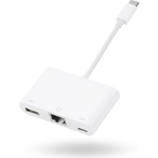 Büro Ev Ofis Cihazları Için Usbc Ethernet Camera Adaptör