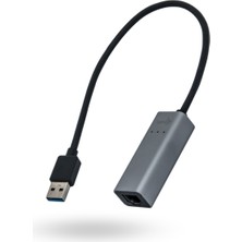 Büro Ev Ofis Cihazları Için USB Ethernet Metal Gigabit