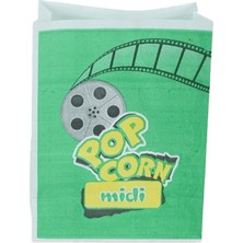 Kese Popcorn Midi 15X20X8 cm Beyaz Kraft 500 Adet