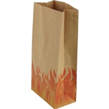 Kese Kraft 12X25X8 cm Kare Dipli Alev Desenli 500 Adet