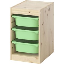 Saklama Ünitesi, Çam-Açık Yeşil, 32X44X52 cm