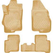 Rizline Fiat Linea 2007 Sonrası Ile Uyumlu 3D Havuzlu Paspas Bej