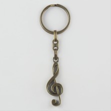 Nota Figürlü Metal Anahtarlık